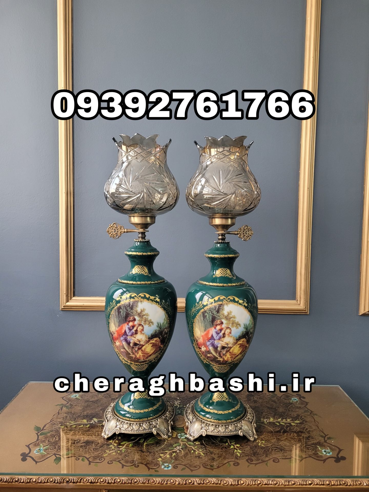 یک جفت چراغ دنسی مدل ایتالیایی