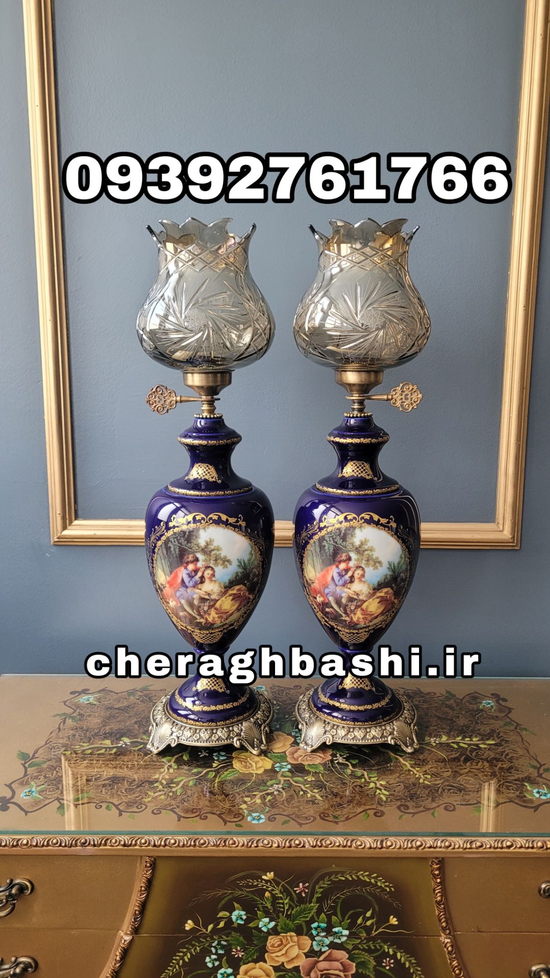 یک جفت چراغ دنسی مدل ایتالیایی